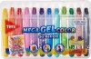 GIZAO DE CERA 12 CORES RETRATIL MEGA GEL - REF. 686936 - 1 UNIDADE