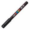 CANETA 0.7MM UNI POSCA PRETO - REF. PC-1MR - CAIXA COM 6 UNIDADES