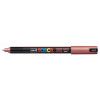 CANETA 0.7MM UNI POSCA METALICO PC-1MR VERMELHA - REF. PC-1MR - 1 UNIDADE