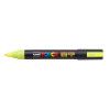 CANETA UNI POSCA FLUORESCENTE AMARELO CIS - REF. PC-5M - CAIXA COM 6 UNIDADES