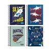 AGENDA ESPIRAL MAIS MASCULINO M4 TILIBRA 2025 - REF. 291072 - PACOTE COM 4 UNIDADES 