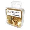PRENDEDOR DE PAPEL 19MM DOURADO TILIBRA - REF. 17825 - PACOTE COM 12 UNIDADES