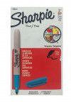 PINCEL MARCADOR PERMANENTE FINO AZUL TURQUESA SHARPIE - REF. 1789442 - CAIXA COM 6 UNIDADES
