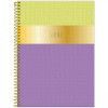 CADERNO 10 MATERIAS CAPA DURA 160 FOLHAS SHINE FORONI - REF. 6601 - PACOTE COM 4 UNIDADES