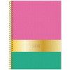 CADERNO 10 MATERIAS CAPA DURA 160 FOLHAS SHINE FORONI - REF. 6601 - PACOTE COM 4 UNIDADES