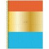 CADERNO 10 MATERIAS CAPA DURA 160 FOLHAS SHINE FORONI - REF. 6601 - PACOTE COM 4 UNIDADES