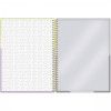 CADERNO 10 MATERIAS CAPA DURA 160 FOLHAS SHINE FORONI - REF. 6601 - PACOTE COM 4 UNIDADES