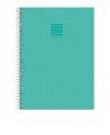 CADERNETA 96 FOLHAS ESPIRAL CAPA DURA FLUOR MIX FORONI - REF. 6262 - CAIXA COM 8 UNIDADES