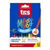 CANETA HIDROGRAFICA 12 CORES JUMBO TRIS - REF. 633749 - CAIXA COM 6 UNIDADES