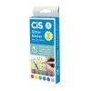 PINCEL MARCADOR GLITTER 6 CORES CIS - REF. 3183 - 1 UNIDADE