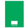 CADERNO CALIGRAFIA CAPA DURA 48 FOLHAS BROCHURAO VERDE - REF. 2116 - PACOTE COM 5 UNIDADES