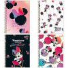 CADERNO 10 MATERIAS CAPA DURA 160 FOLHAS MINNIE - REF. 30809 - PACOTE COM 4 UNIDADES