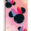 CADERNO 10 MATERIAS CAPA DURA 160 FOLHAS MINNIE - REF. 30809 - PACOTE COM 4 UNIDADES