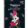 CADERNO 10 MATERIAS CAPA DURA 160 FOLHAS MINNIE - REF. 30809 - PACOTE COM 4 UNIDADES