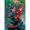 CADERNO BROCHURA 1/4 CAPA DURA 80 FOLHAS AVENGERS - REF. 308994 - PACOTE COM 5 UNIDADES