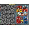 CADERNO BROCHURA 1/4 CAPA DURA 80 FOLHAS AVENGERS - REF. 308994 - PACOTE COM 5 UNIDADES