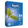 PAPEL SULFITE A4 75G COLOR AZUL REPORT - CAIXA COM 5 PACOTES