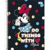 CADERNO 1 MATERIA CAPA DURA 80 FOLHAS MINNIE TILIBRA - REF. 30808 - PACOTE COM 4 UNIDADES