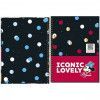 CADERNO 1 MATERIA CAPA DURA 80 FOLHAS MINNIE TILIBRA - REF. 30808 - PACOTE COM 4 UNIDADES