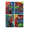 CADERNO BROCHURAO CAPA DURA 80 FOLHAS AVENGERS - REF. 308986 - PACOTE COM 5 UNIDADES