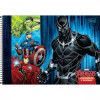 CADERNO CARTOGRAFIA CAPA DURA 80 FOLHAS AVENGERS TILIBRA - REF. 30901 - PACOTE COM 4 UNIDADES