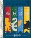CADERNO 15 MATERIAS CAPA DURA 300FL HARRY POTTER JANDAIA - REF. 63602 - PACOTE COM 2 UNIDADES