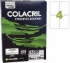 ETIQUETA LASER CA4389 100 FOLHAS COLACRIL - REF. CA4389 - 1 UNIDADE
