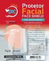 PROTETOR FACIAL TRANSPARENTE FECHO COM ELASTICO - REF. 3162 - 1 UNIDADE
