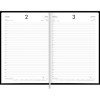 AGENDA COSTURADA NAPOLI PRETO M7 TILIBRA 2026 - REF. 312207 - PACOTE COM 4 UNIDADES
