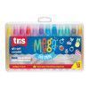 GIZAO DE CERA 12 CORES RETRATIL MEGA GEL METALIC - REF. 688237 - 1 UNIDADE