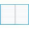 CADERNO BROCHURA 1/4 CAPA DURA 96 FOLHAS AZUL COM INDICE TILIBRA - REF. 31375 - PACOTE COM 10 UNIDADES