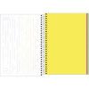 CADERNO ESPIRAL CAPA DURA 1/4 80 FOLHAS NEON KORI TILIBRA - REF. 30277 - PACOTE COM 4 UNIDADES