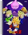 CADERNO 1 MATERIA CAPA DURA 80 FOLHAS DRAGON BALL SAO DOMINGOS - REF. 233171 - PACOTE COM 4 UNIDADES