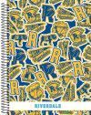 CADERNO 1 MATERIAS CAPA DURA 80 FOLHAS RIVERDALE SAO DOMINGOS - REF. 233183 - PACOTE COM 4 UNIDADES