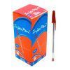 CANETA ESFEROGRAFICA 1.0 VERMELHO INJEX PEN - CAIXA COM 50 UNIDADES