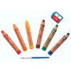 GIZAO DE CERA 6 CORES MADEIRA+APONTADOR 4 EM 1 - REF. 687858 - 1 UNIDADE