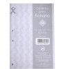 BLOCO PARA FICHARIO 1/4 96 FOLHAS CINZA DAC - REF. 283RE - PACOTE COM 10 UNIDADES