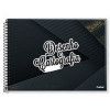 CADERNO CARTOGRAFIA CAPA FLEXÍVEL 48 FOLHAS COM SEDA CREDEAL - REF. 104811 - PACOTE COM 10 UNIDADES