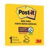 BLOCO ADESIVO ANOTACAO 76X 76MM 90 FOLHAS REFIL ESTILO AMARELO SOL  - 1 UNIDADE