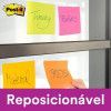 BLOCO ADESIVO ANOTACAO 76X 76MM 90 FOLHAS REFIL ESTILO AMARELO SOL  - 1 UNIDADE