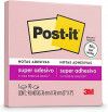 BLOCO ADESIVO ANOTACAO 76X 76MM 90 FOLHAS 3M - ROSA MILENIO - 1 UNIDADE