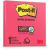 BLOCO ADESIVO ANOTACAO 76X 76MM 90 FOLHAS 3M - REF. ROSA POPPY - 1 UNIDADE