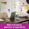 BLOCO ADESIVO ANOTACAO 76X 76MM 90 FOLHAS 3M - REF. ROSA POPPY - 1 UNIDADE