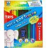 LAPIS 12 CORES JUMBO 2 EM 1 + APONTADOR TRIS - REF. 682341 - PACOTE COM 3 UNIDADES