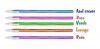 CANETA ESFEROGRAFICA 0.7 SPIRO GLOW COM 5 CIS - REF. 52.0619 - 1 UNIDADE