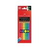 LAPIS 10 CORES NEON FABER-CASTELL - REF. 120410N - PACOTE COM 12 UNIDADES