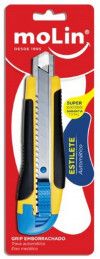 ESTILETE LARGO PROFISSIONAL EMBORRACHADO MOLIN - REF. 16530 - 1 UNIDADE