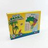 QUEBRA CABECA MAPA DO BRASIL 30 PECAS AQUARELA - REF. 133 MDF - 1 UNIDADE