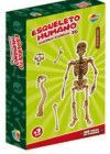 QUEBRA CABECA 3D ESQUELETO HUMANO 117 PECAS AQUARELA - REF. 129 MDF - 1 UNIDADE