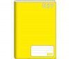 CADERNO BROCHURA 1/4 CAPA DURA 96 FOLHAS AMARELO STIFF JANDAIA - REF. 00053 AM - PACOTE COM 5 UNIDADES